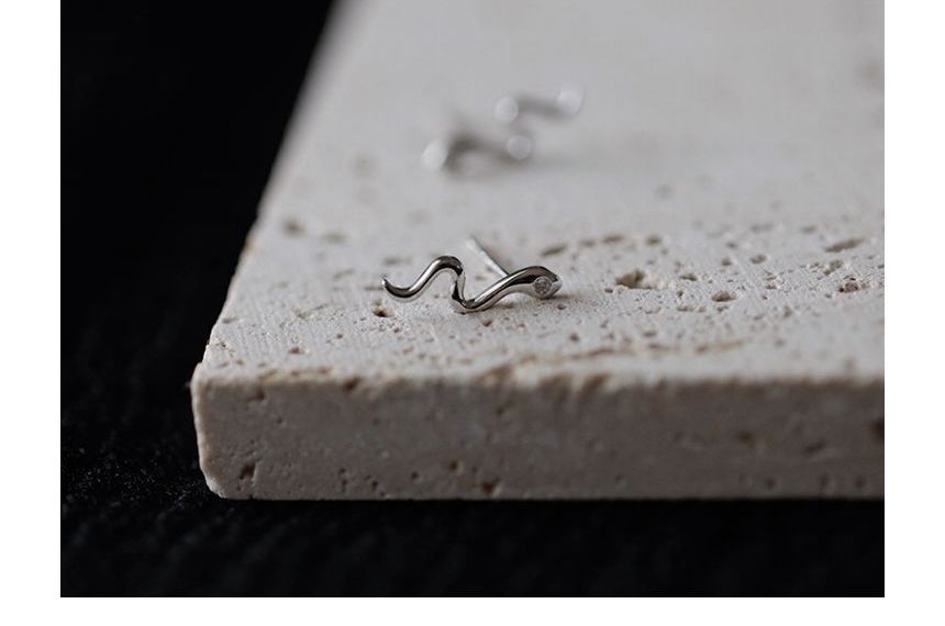 Snake Sterling Silver Earring