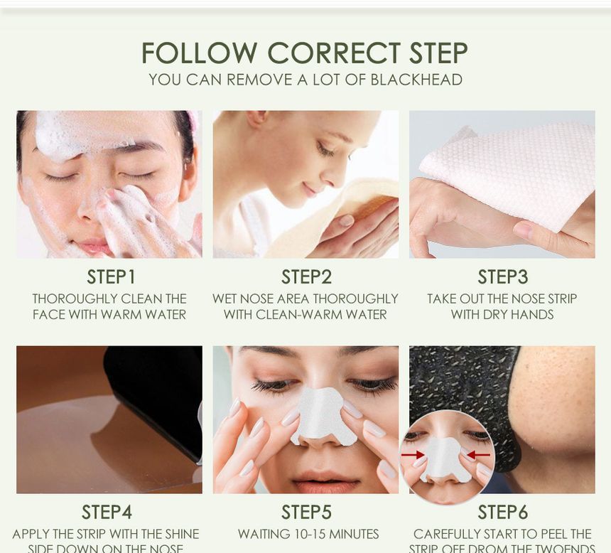 Black Head Remover Pore Strips