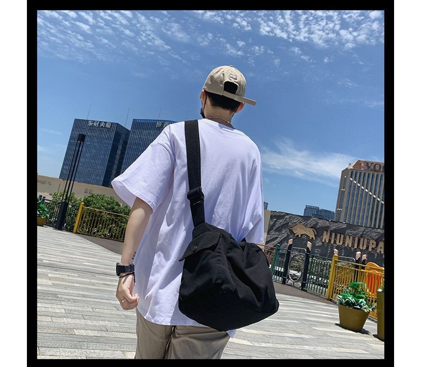 Bag Plain Crossbody Canvas