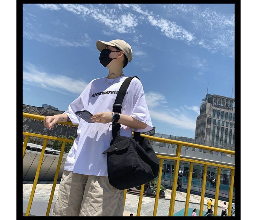 Bag Plain Crossbody Canvas