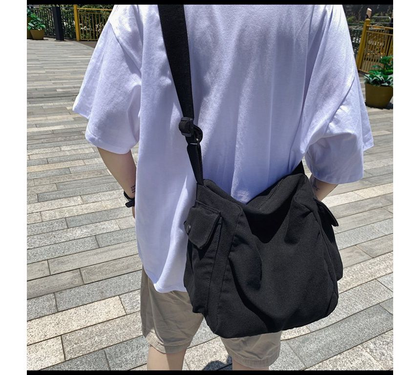 Bag Plain Crossbody Canvas