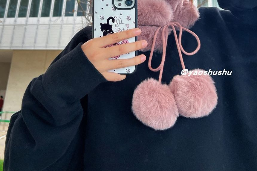 Panel Beret Houndstooth