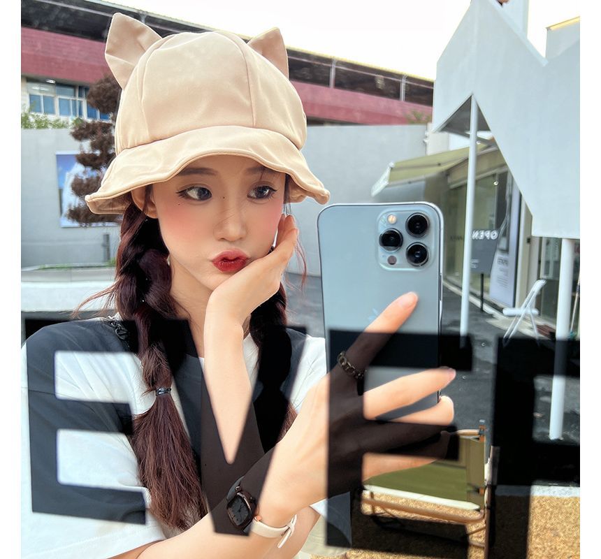 Bucket Ear Cat Hat