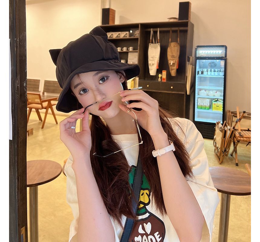 Bucket Ear Cat Hat