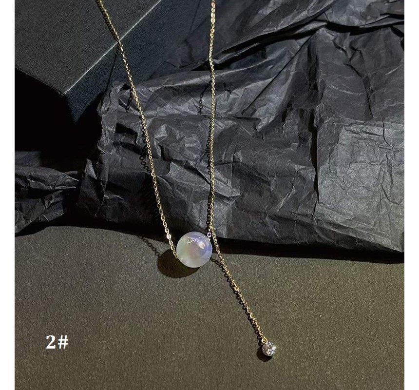 Alloy Faux Pearl Necklace