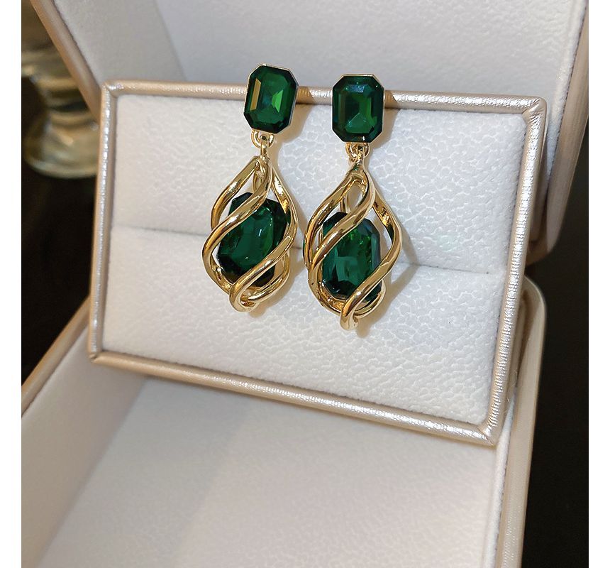 Earring Dangle Faux Crystal Alloy