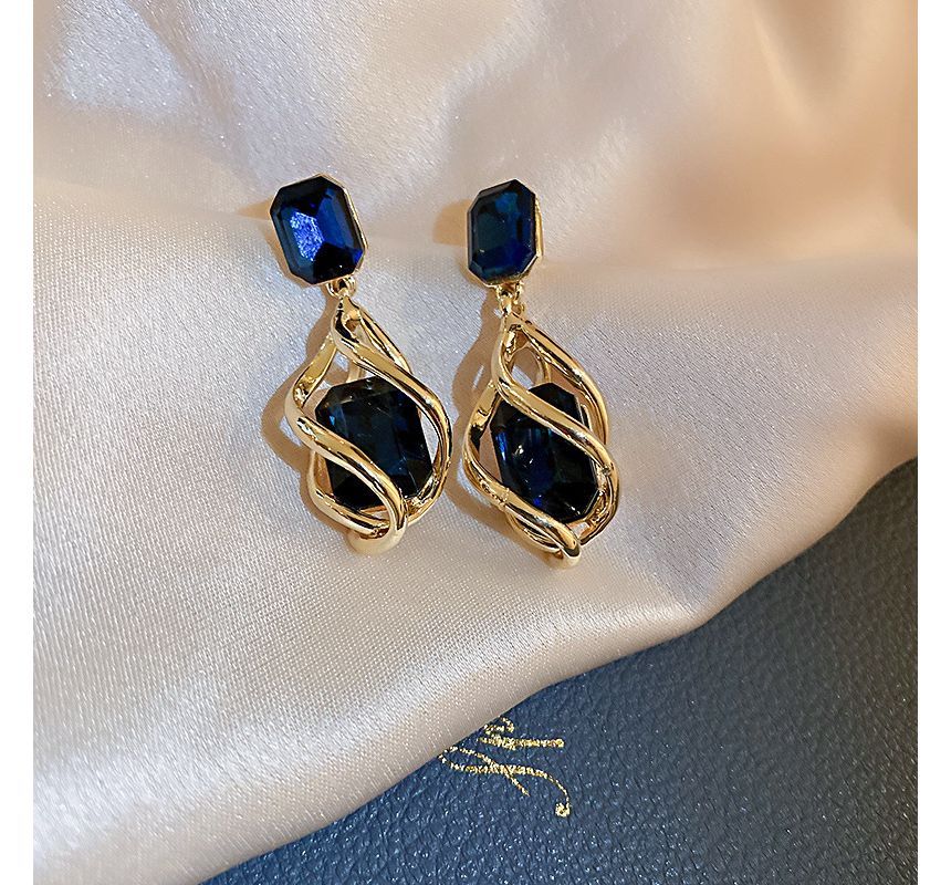 Earring Dangle Faux Crystal Alloy