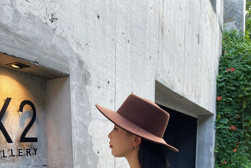 Hat Wide Plain Brim