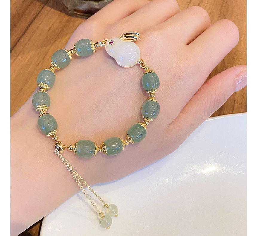 Bead Rabbit Bracelet