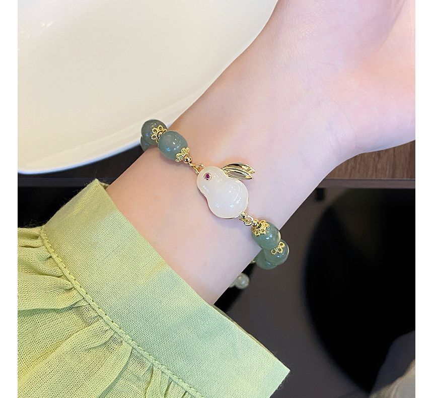 Bead Rabbit Bracelet
