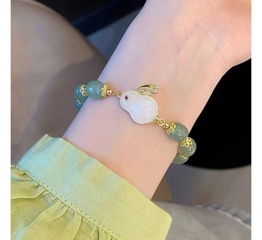 Bead Rabbit Bracelet