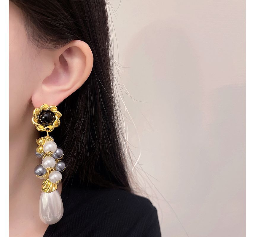 Faux Drop Earring Pearl