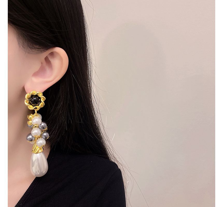 Faux Drop Earring Pearl
