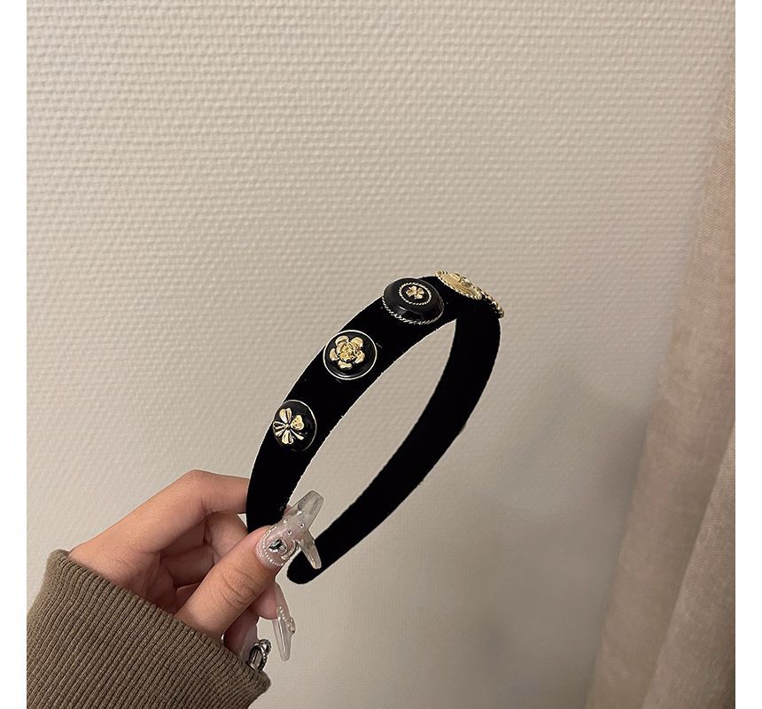 Headband Accent Metallic