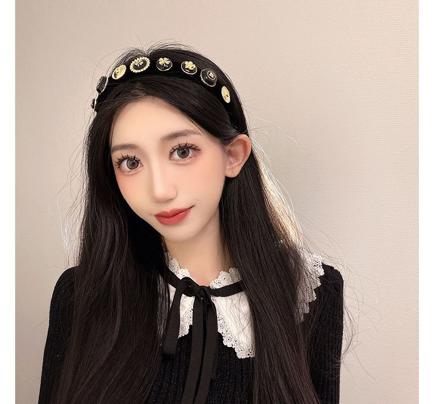 Headband Accent Metallic