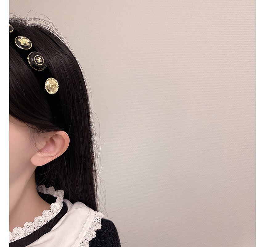 Headband Accent Metallic