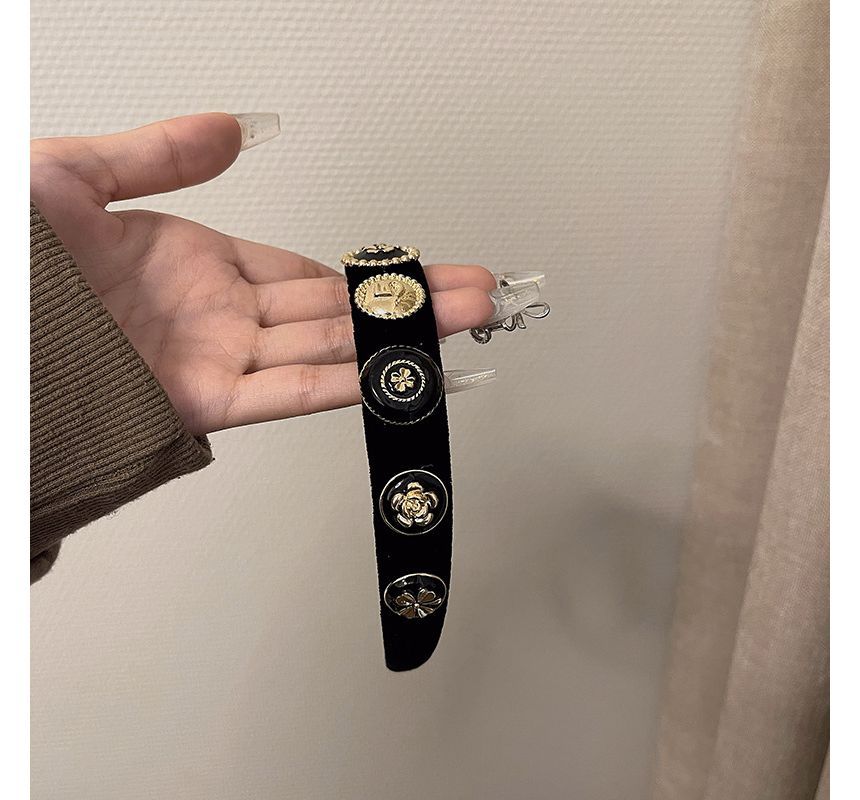 Headband Accent Metallic