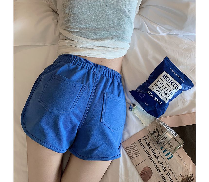 High Shorts Waist Plain