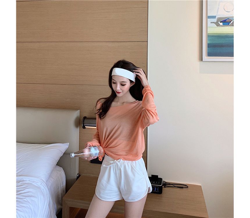 High Shorts Waist Plain