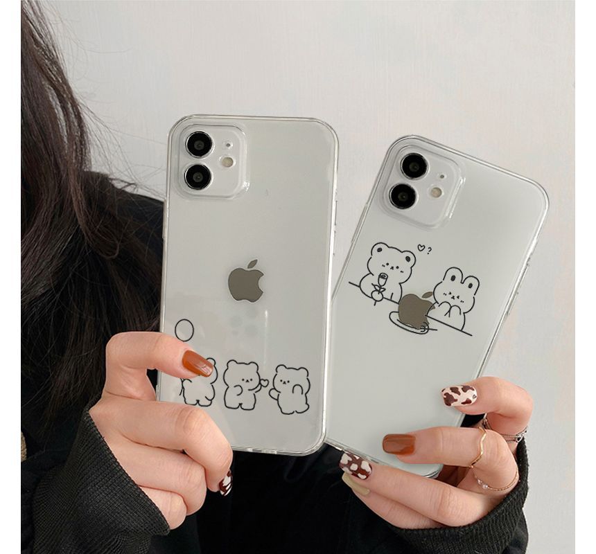 Animal Transparent Case Phone