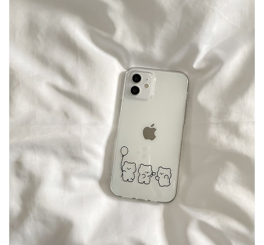 Animal Transparent Case Phone