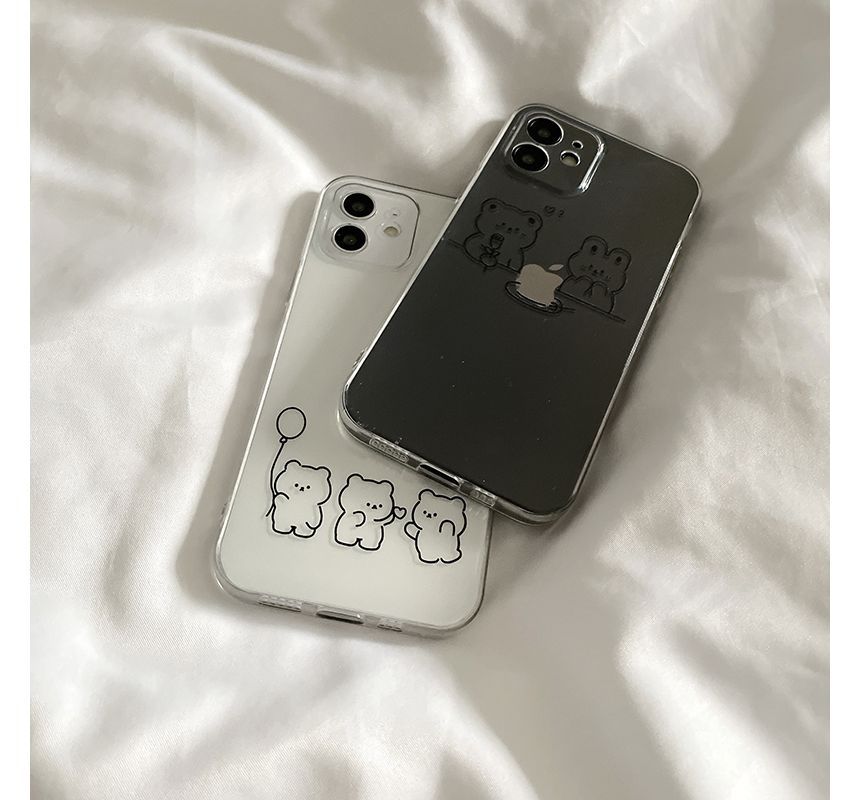 Animal Transparent Case Phone