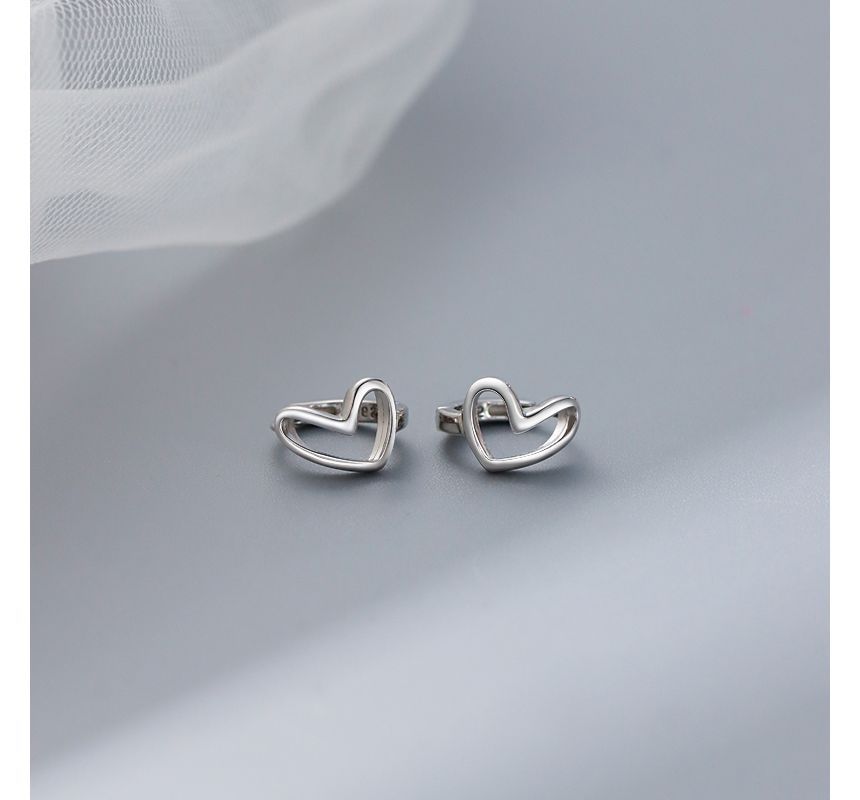 Earring Heart Sterling Silver