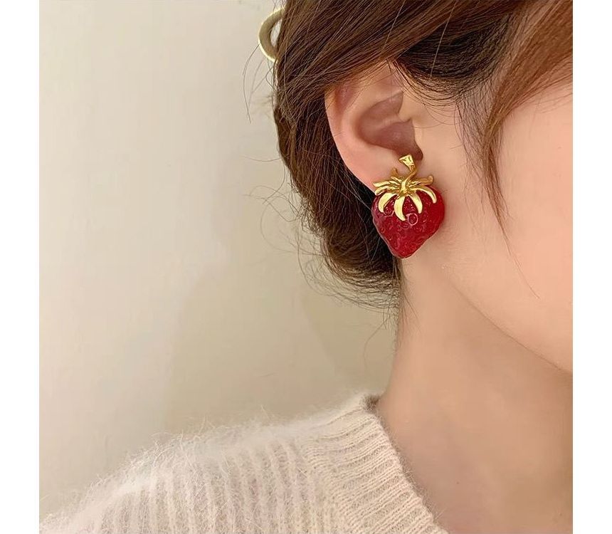 Stud Strawberry Earring