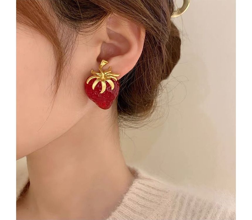 Stud Strawberry Earring