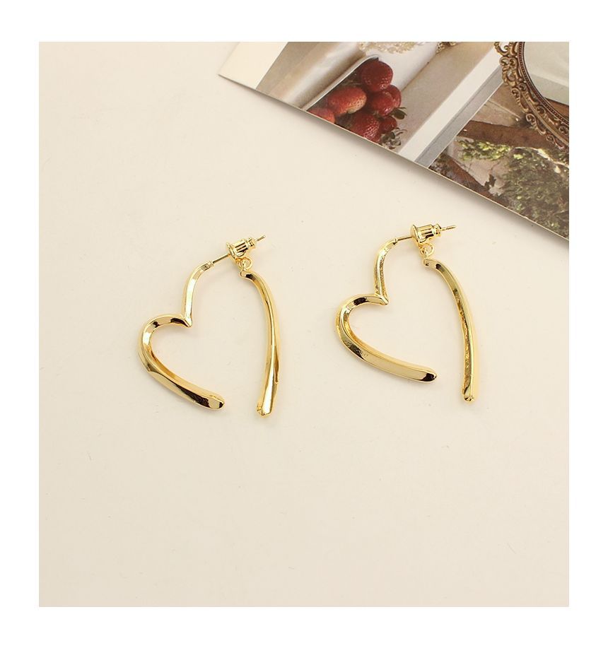 Heart Alloy Cuff Earring