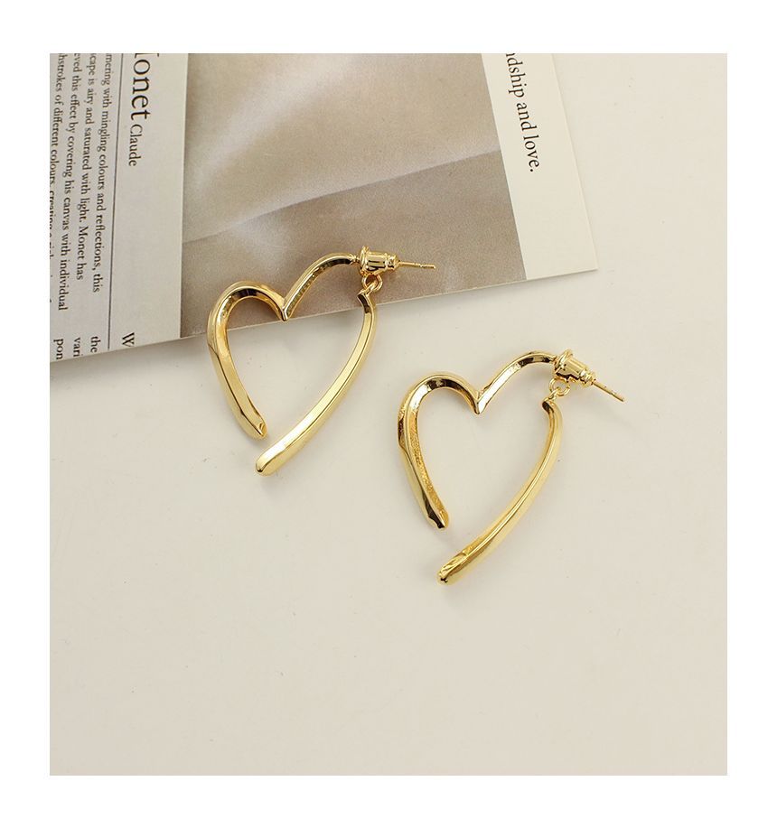 Heart Alloy Cuff Earring