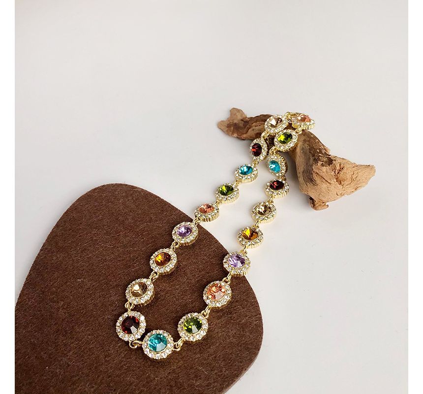 Alloy Choker Rhinestone