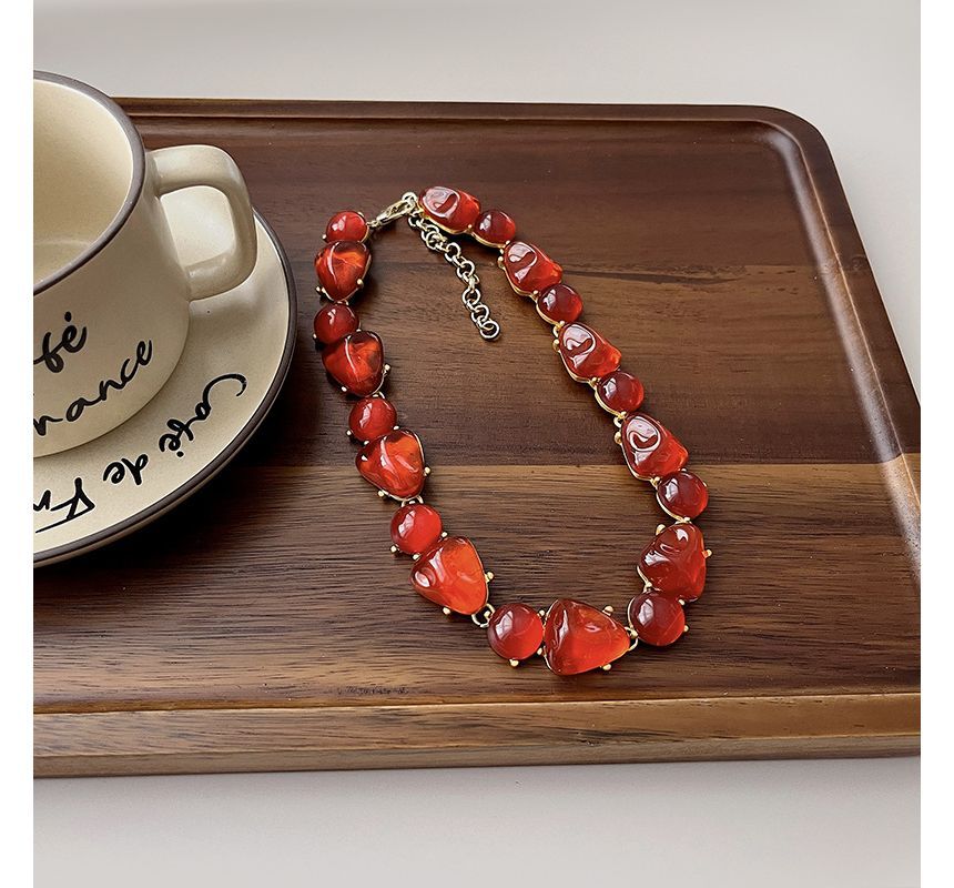 Choker Alloy Crystal Faux