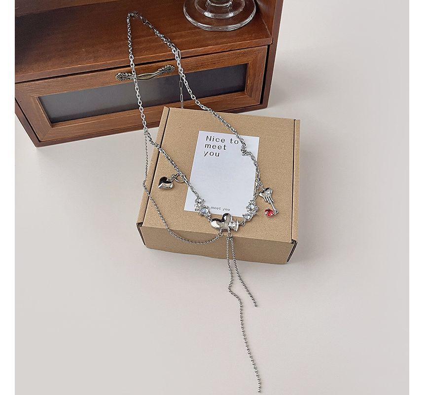 Heart Alloy Moonstone Waist Belt Chain