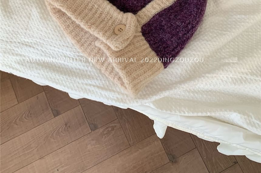 Knit Contrast Balaclava Trim