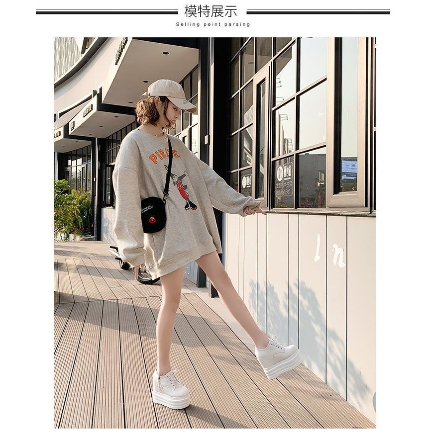 Ups Lace Hidden Wedge Platform