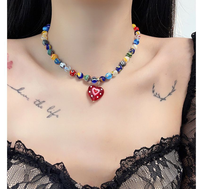 Print Glass / Earring Pendant Necklace