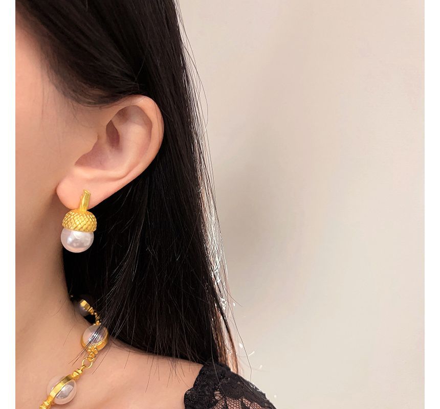 Bracelet / Dangle Necklace Faux Pearl Earring Alloy