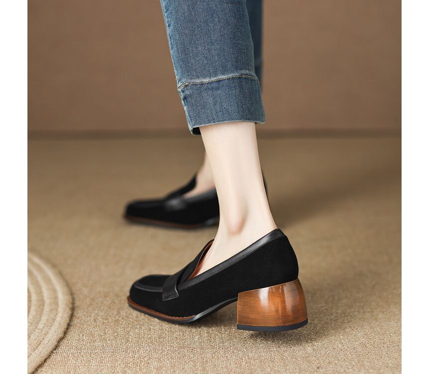 Heel Loafers Chunky