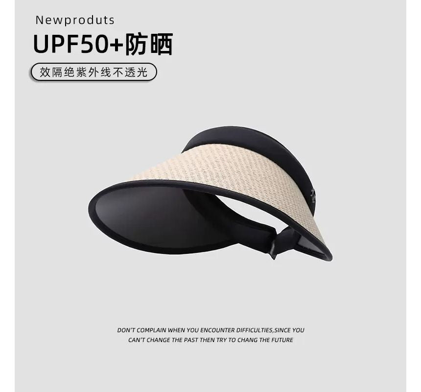 Straw Panel Visor