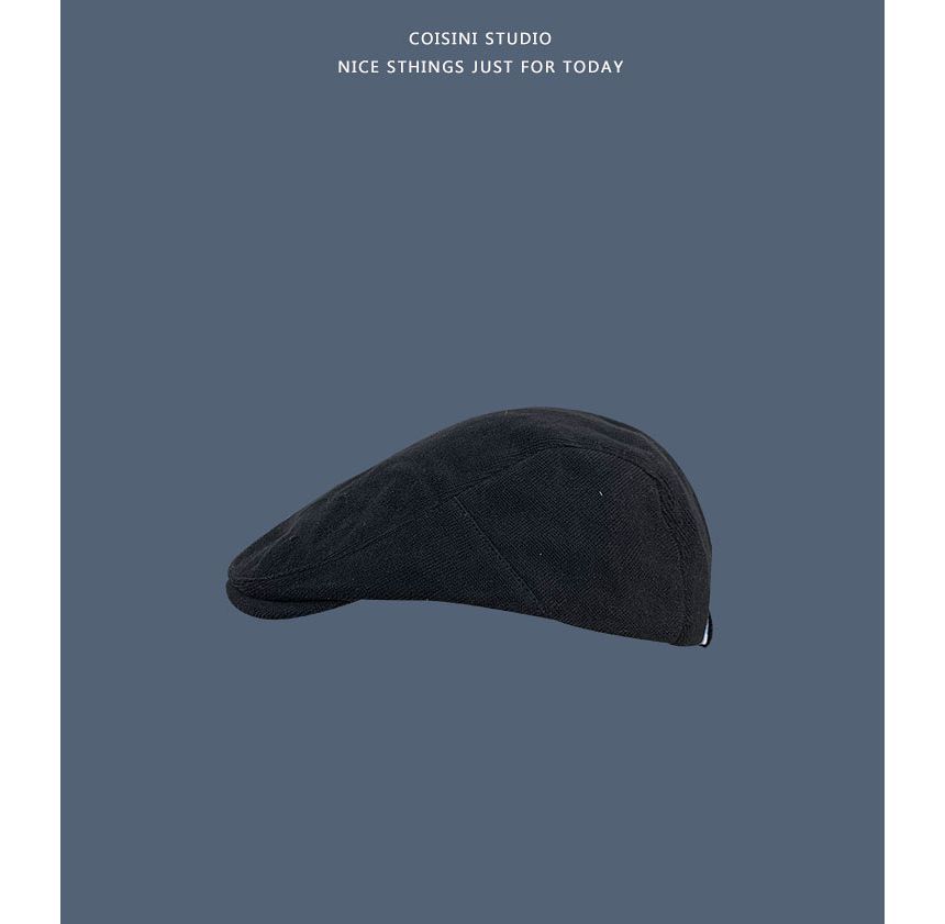 Cap Flat Plain Corduroy