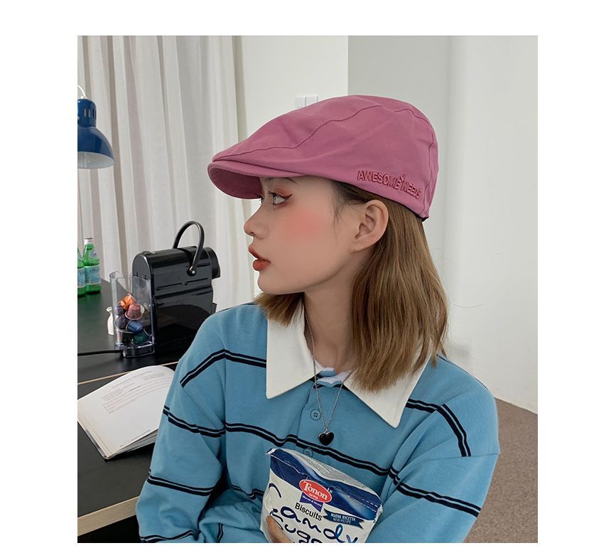 Cap Lettering Embroidered Flat