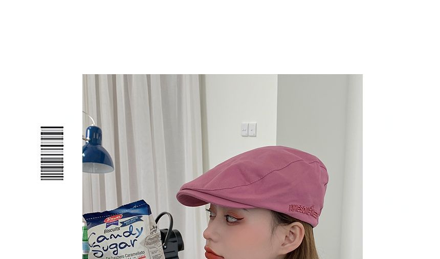 Cap Lettering Embroidered Flat