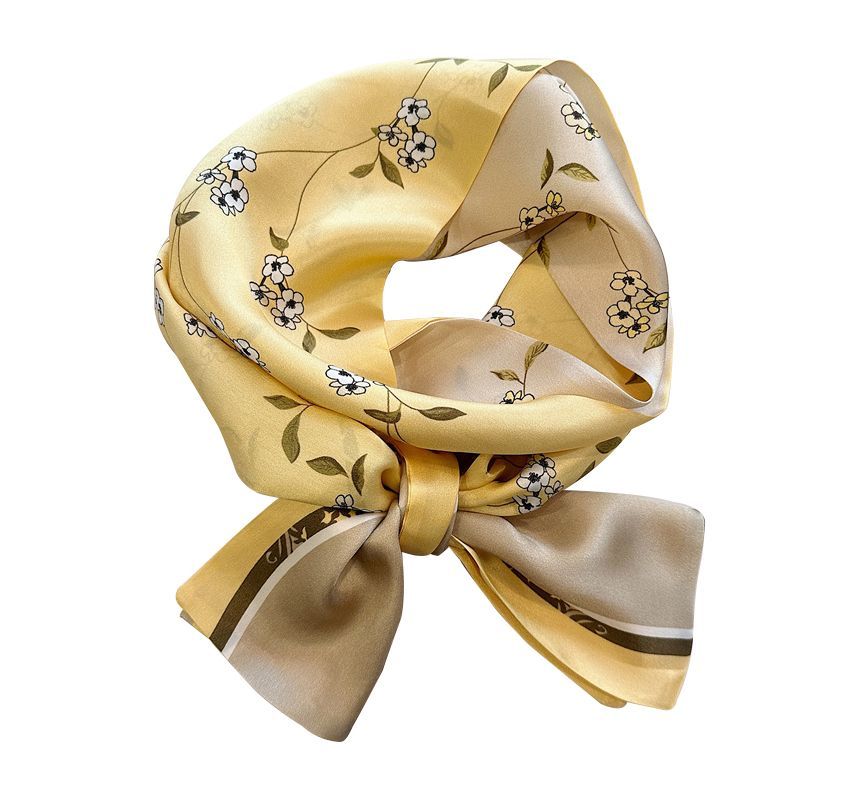 Floral Silk Scarf