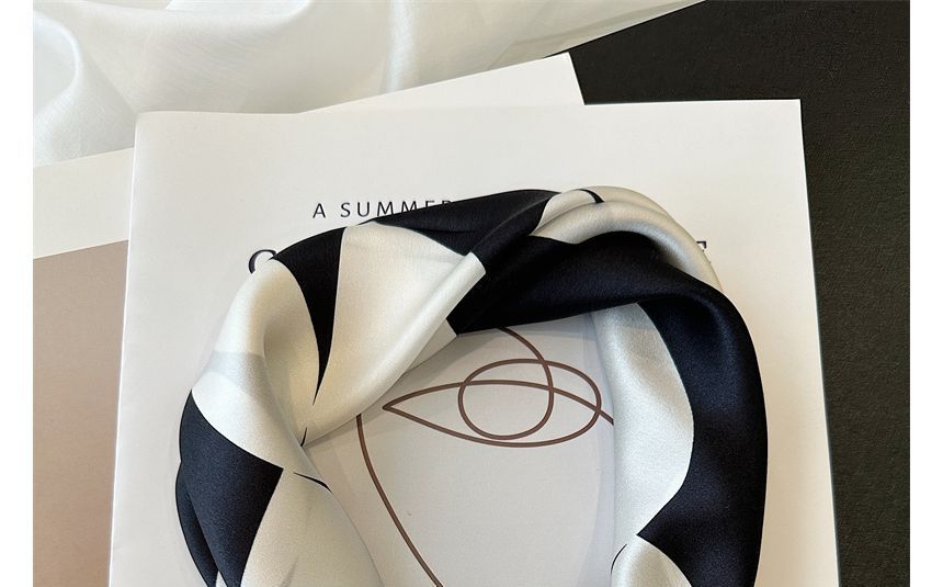 Silk Scarf Print