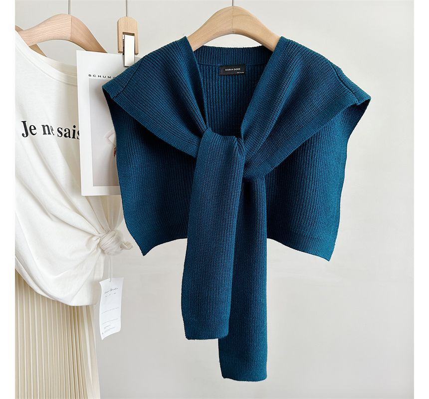 Shawl Plain Knit