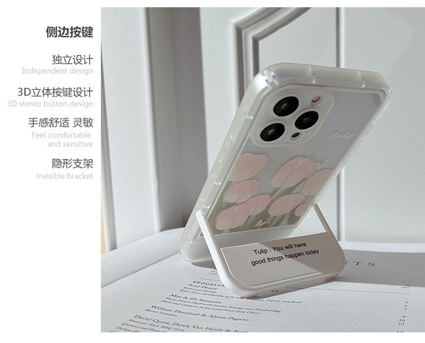 Stand Case Tulip Phone