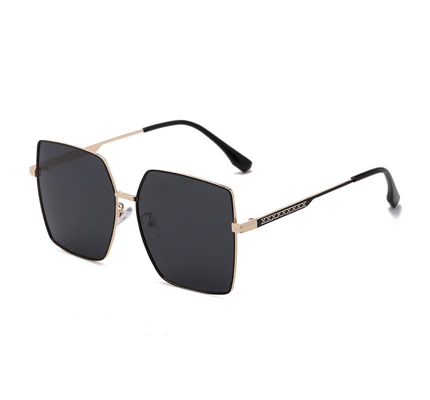 Metal Frame Square Sunglasses