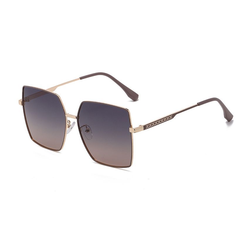 Metal Frame Square Sunglasses