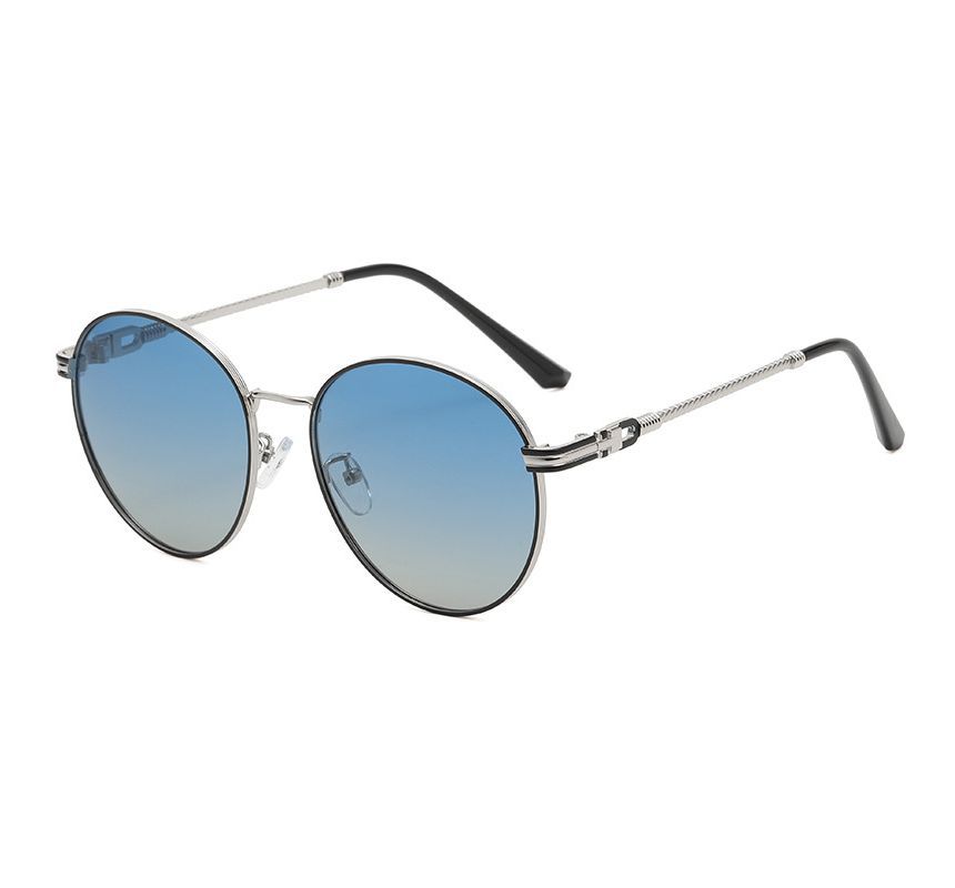 Sunglasses Round Polarized Metal Frame